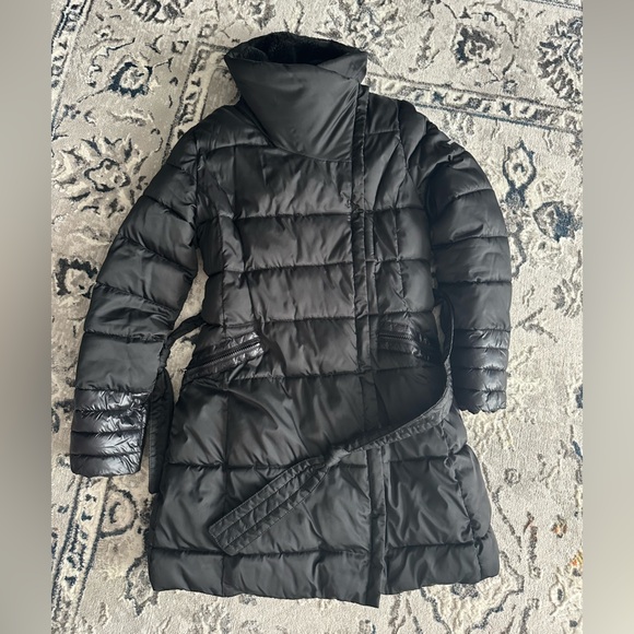 Via Spiga Black Puffer Coat - Picture 1 of 9